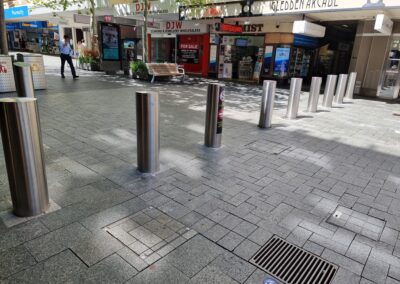 Perth Mall Fixed Bollards